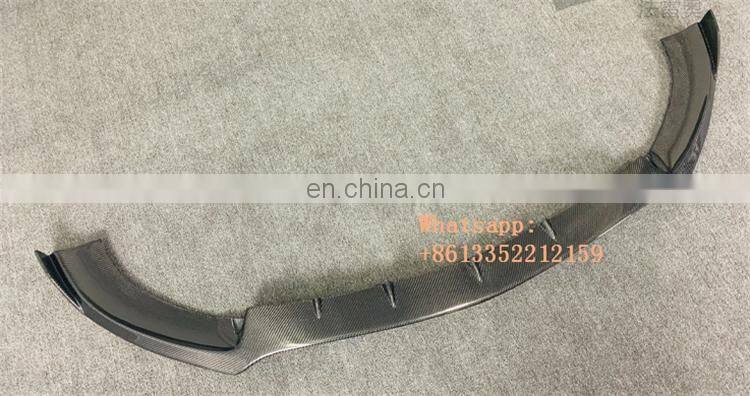 E-CLASS W213 b style carbon fiber front lip and carnard fit for 2014y~2017y W213 E63 front bumper and front lip cover