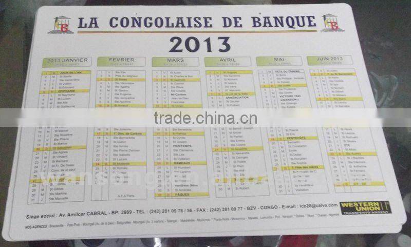 hot fashion printing advertsing custom calendar, desk calendar designs