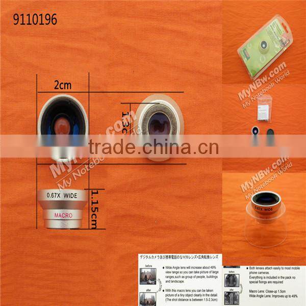 High Quality ! Fashion and Mini Less Wide Angle Lens For iPhone 4