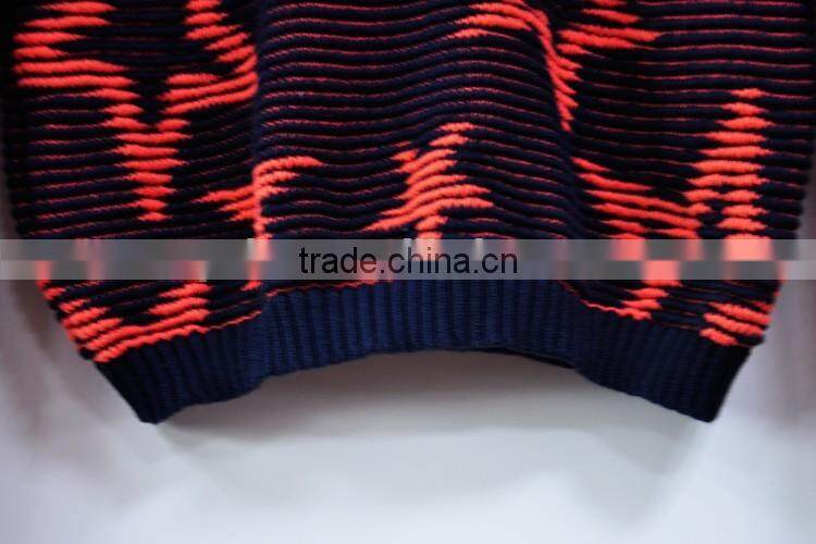 Women Clothing Colourful Mottled Pullover Blended Women Knitted Sweater