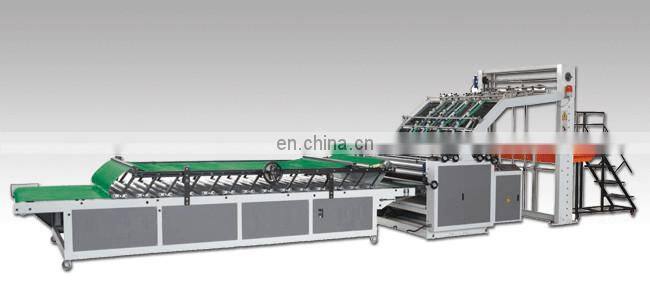 Semi automatic corrugated cardboard B C flute hydraulic paper laminating making machine