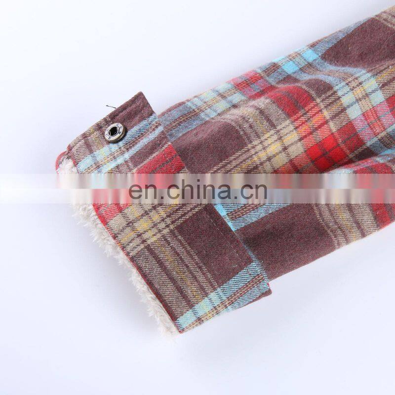 2021 Christmas Amazon Independent Station Hot Sale New European and American Men's Hooded and Fleece Shirt Jacket