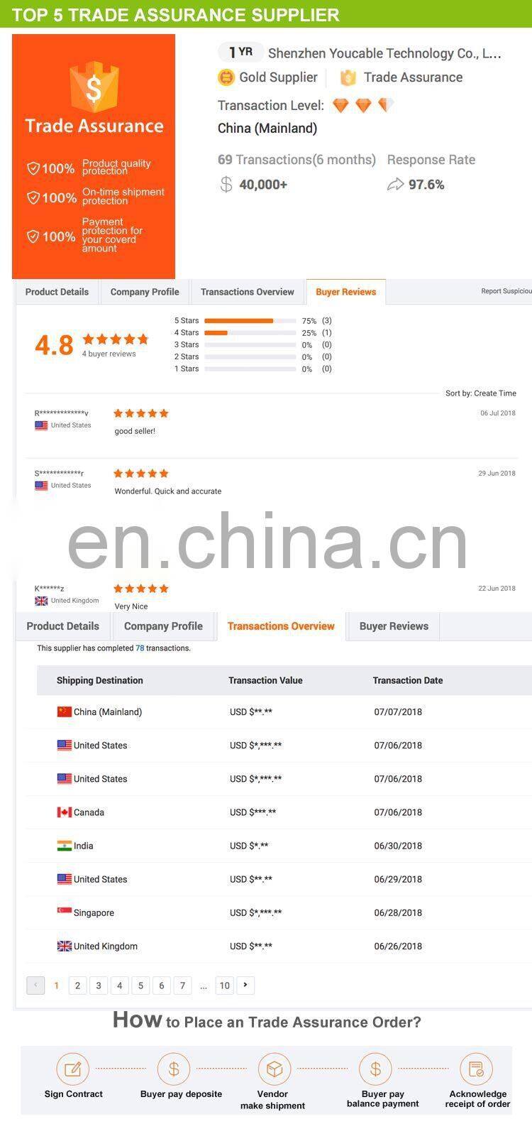 Retractable Keychain Multiple Charging 8pin Type C Micro Usb Cable