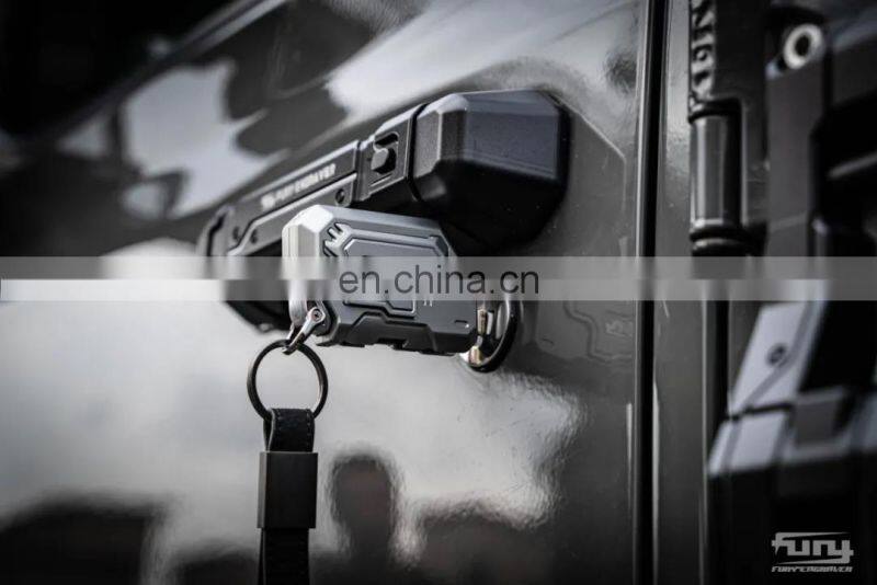 Fury Series Car Key Case For Jeep Wrangler JL Accessories Aluminum Car Key Shell