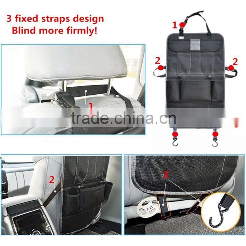 Durable Multi-pockets Vehicle Seat Back Cover Protector car seat organizer