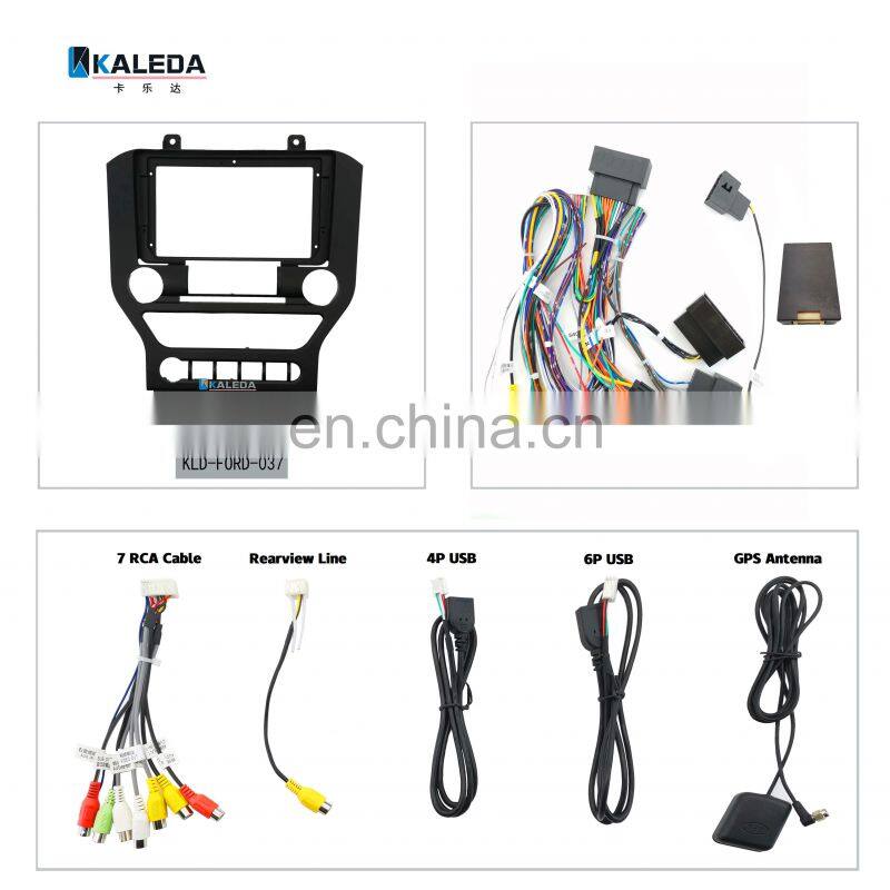 KALEDA Frame Hight Quality Car Radio Cable Harness canbus Stereo Panel Installation Trim Kit Frame