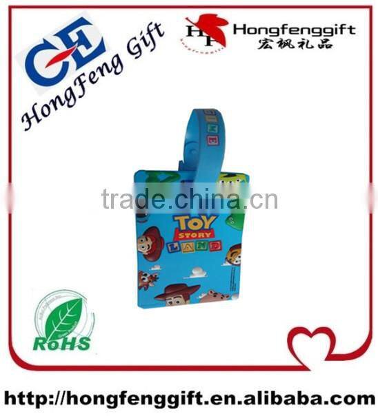 Eco-friendly Fancy Travel Silicone Rubber Luggage Tag