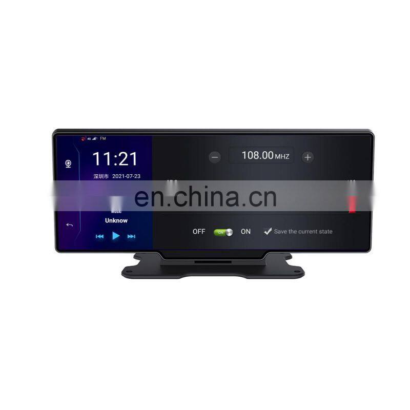 Car Surround Panoramic 4G android system car camera 10.26inch 1080P navigation gps DVR driving recorder with Smart Touch screen