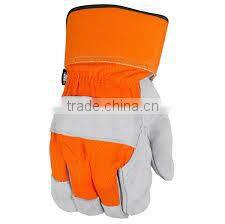 split leather safety gloves