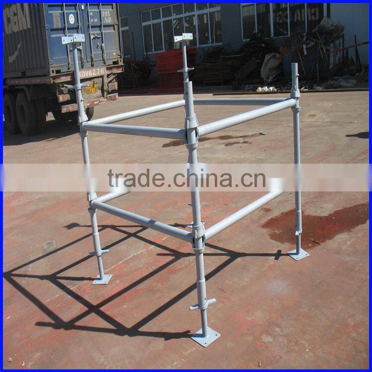 Best Quality !!! Promotion Price !!! quick assembly Q235 Cuplock scaffolding standard and ledger for sale