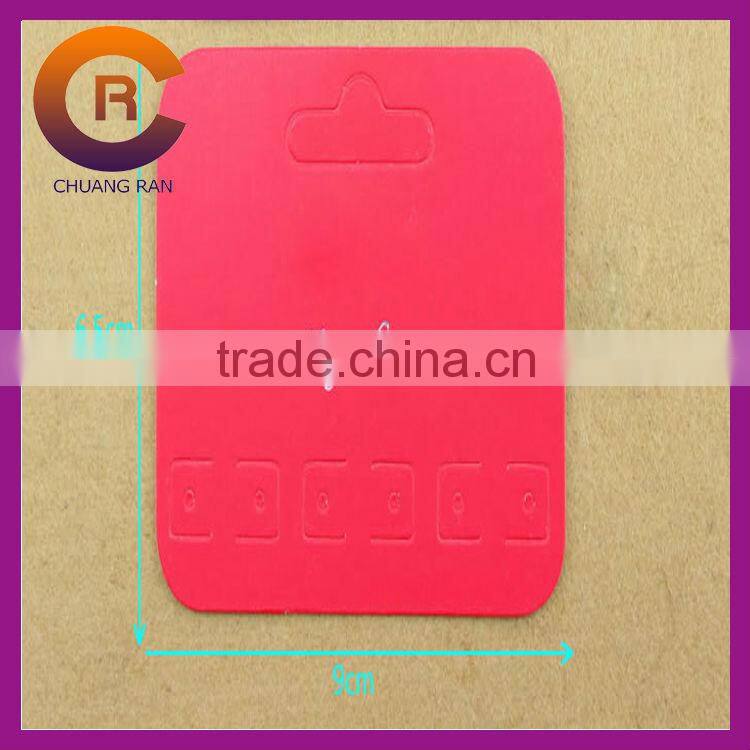 Cream color necklace earring display tags custom jewelry tags