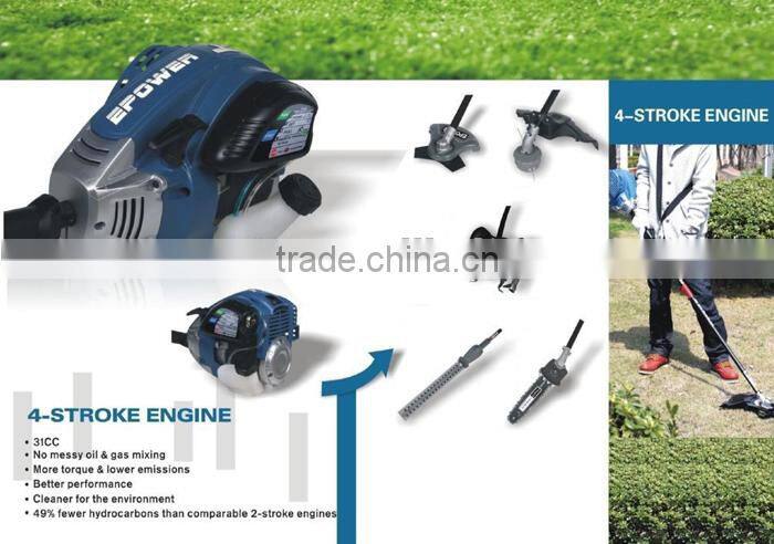 CE/GS Approval 4 Stroke 700 W Petrol 2in1 Brush Cutter /Grass Trimmer