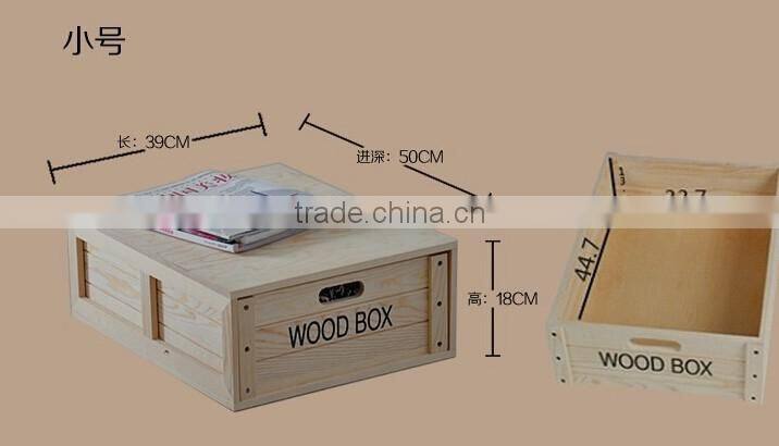 Hot sale wooden box factory price storage box