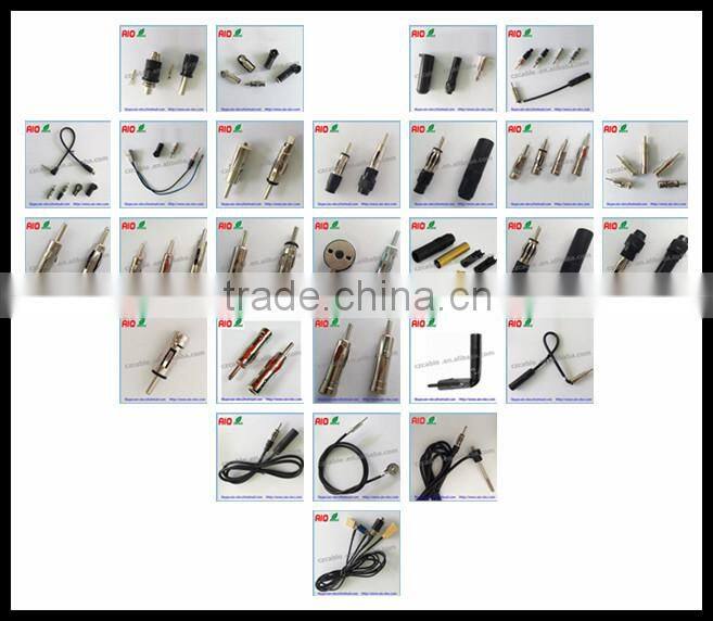 90 Degree right angle car ANTENNA adapter ADP GM MICRO TIP,Motorola(din) male plug to GM female jack