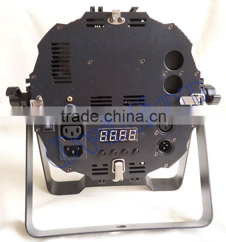 Indoor Led Par Can 54*3W Rgbw 4in1 Led flat Par light with slim body compact design for parties and clubs