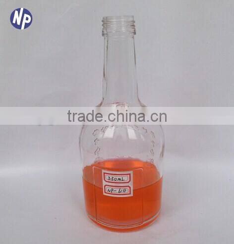 glass liquor bottle 350ml made in china