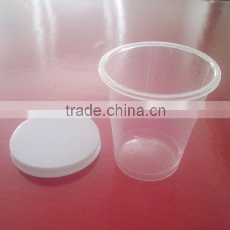25 ml PP clear small plastic cups with lid