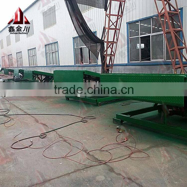 Adjustable stationary container large warehouse ramp stationary adjustment height truck loading ramp