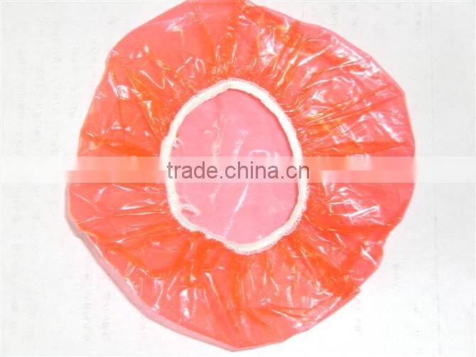 Disposabel plastic ear cover for hair salon made by hand