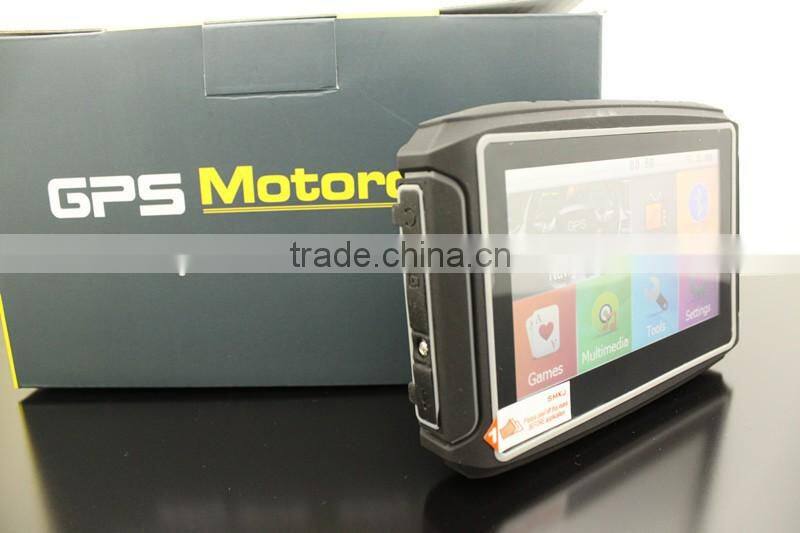 2016 Newest portable watrproof gps navigator with multinational map