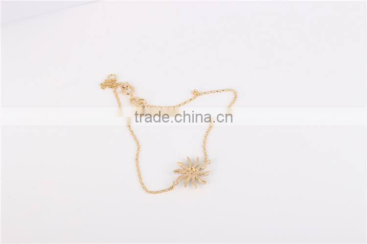 Lovely star fish shape wholesale 925 bracelet silver bracelet with CZ bracelet