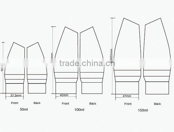 2015 Popular HDPE Plastic Bottle with Snap Top for Cleanser Bottle