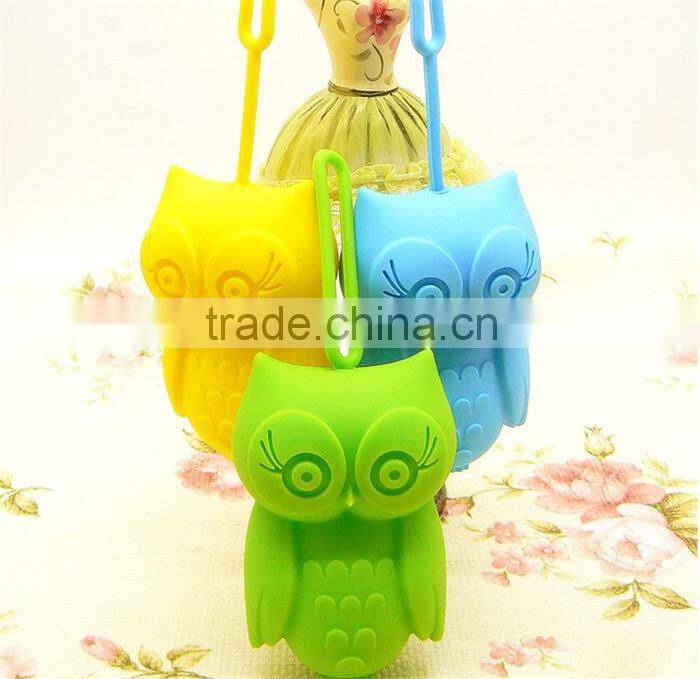 Customized Design Eco-friendly Silicone Mini Wallet With Zipper