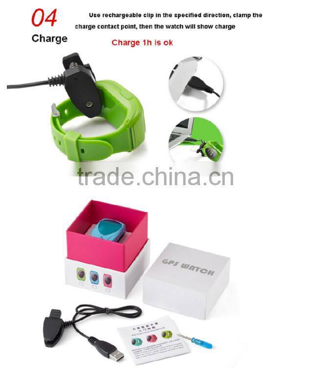 Hot Smallest Kids GPS Tracker Watch With SOS Button watch gps tracker,mini gps tracker for kids