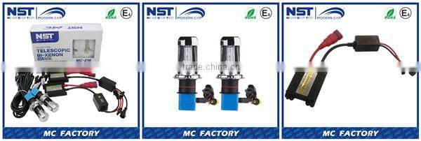 Extremely Brightness H4 pulse telescopic Hi/Lo Bi-xenon bulbs with digital ballast golf 4 xenon headlight