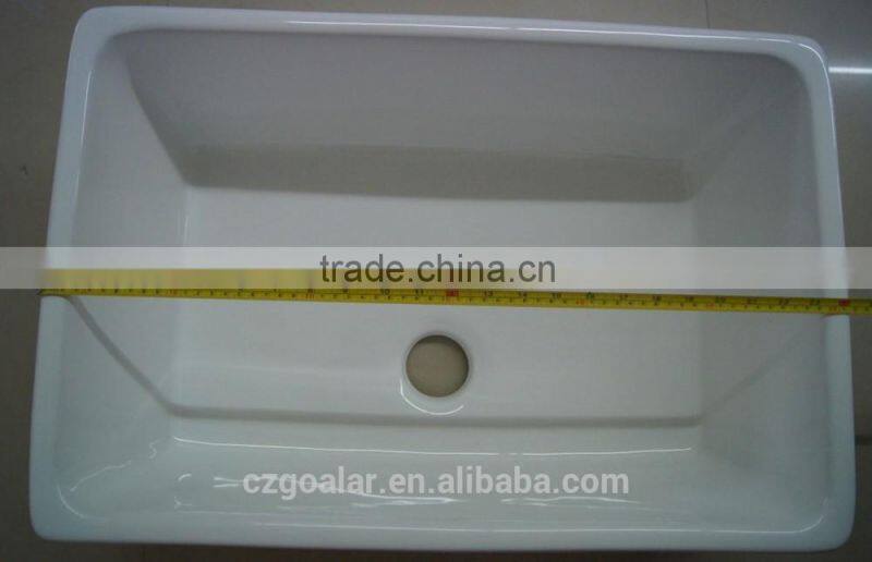 GK-02 Hot sale ceramic bathroom sinks square bowl