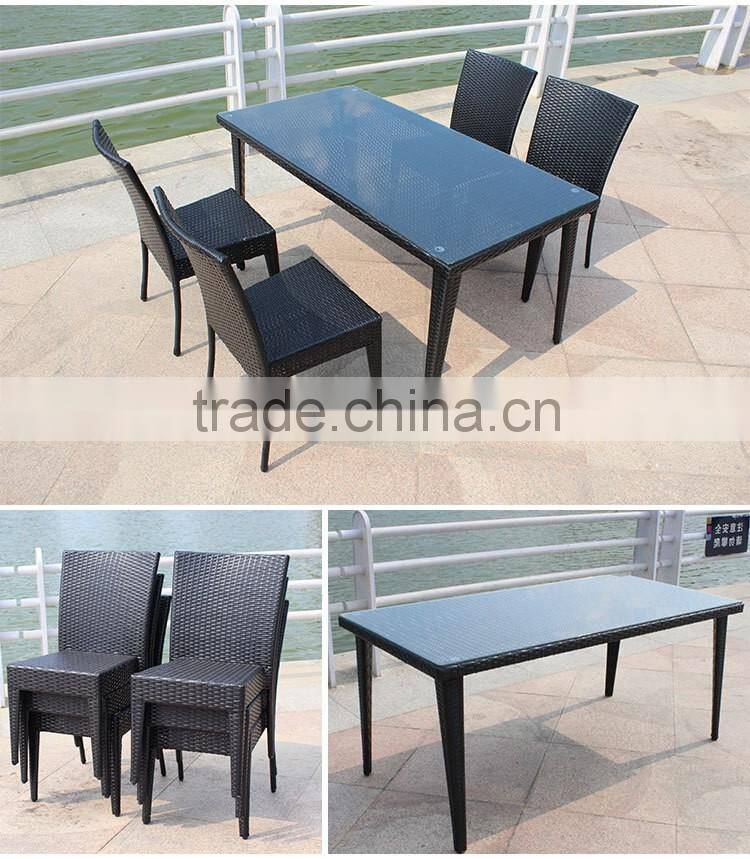 Vietnam Rattan Furniture Chinese Wholesale Rattan Wicker Restaurant Outdoor Furniture