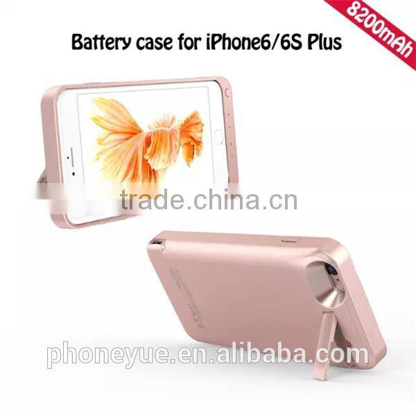 8200mah replacement portable external battery power bank case for iphone 6/6s