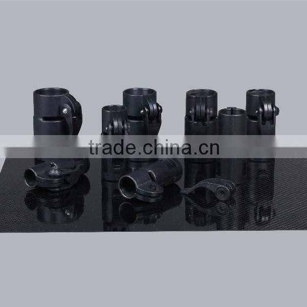 Excellent corrosion caebon fiber telescopic pole with 3K surface finish