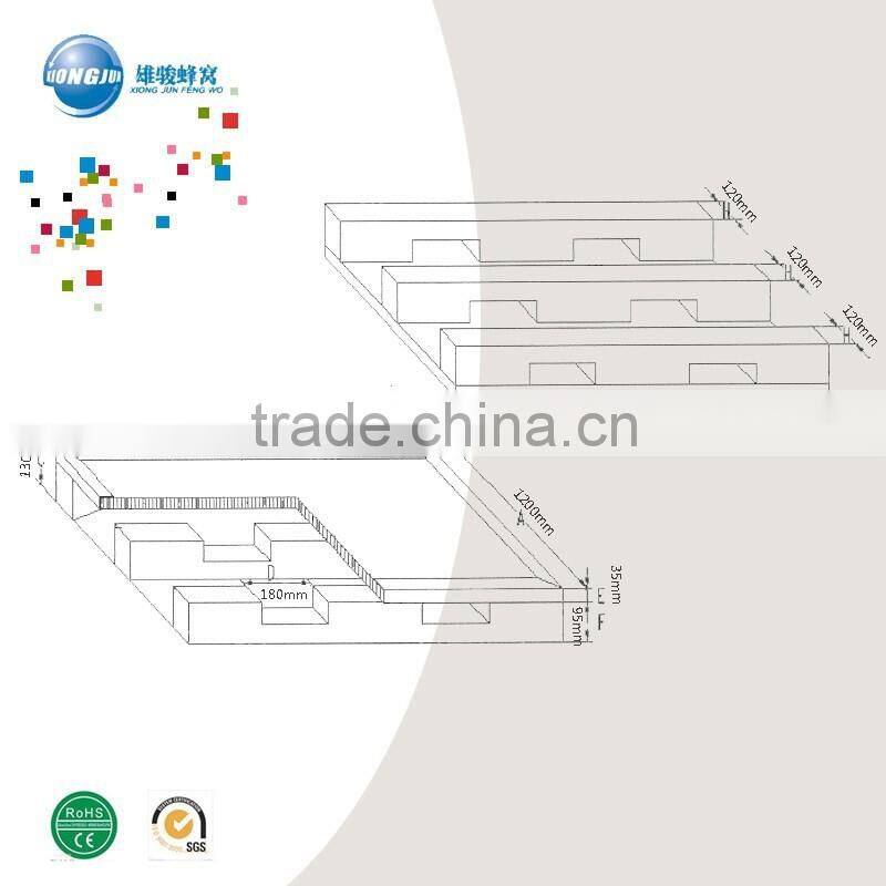 Cardboard product corrugated honeycomb paper pallet