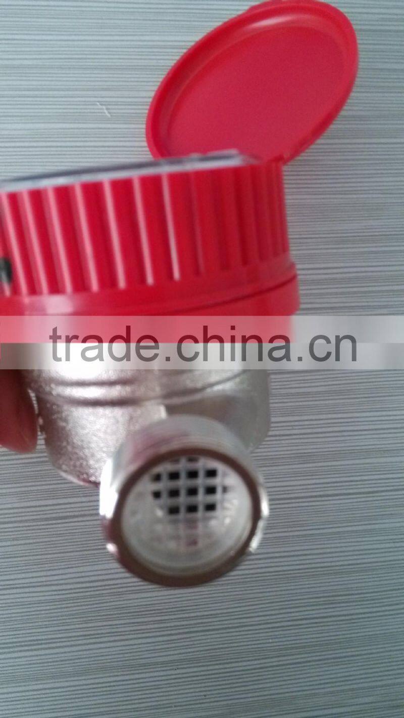 hot flow meter single jet dry dial