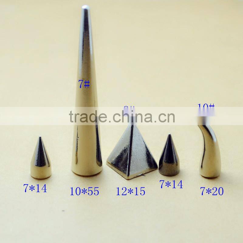 Shank diamond rivets stone for leather belt