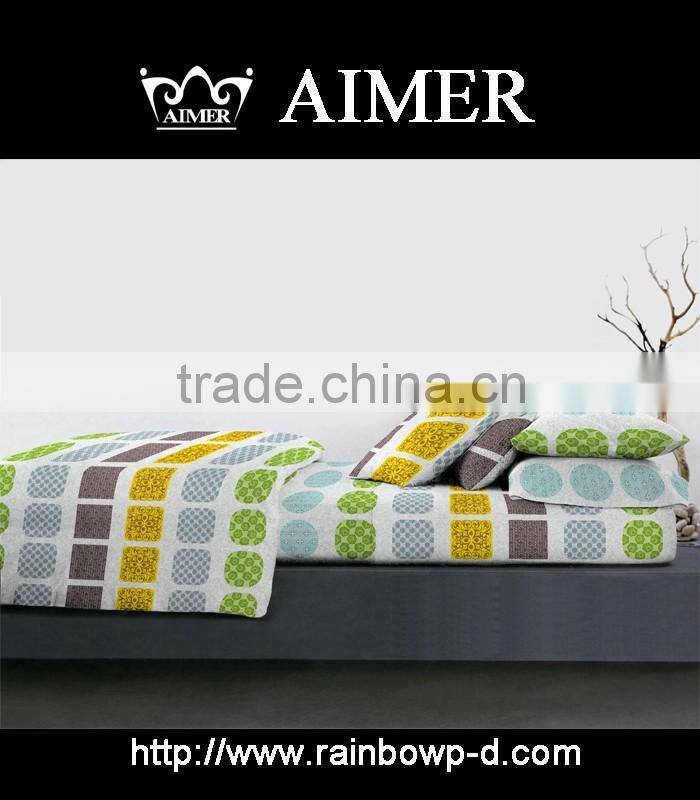 100% Cotton 143tc/200tc/ 3pcs,4pcs,6pcs bedding set/bed sheet/fitted sheet/pillow case/trade assurance