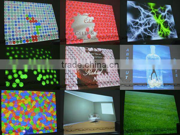 Interactive floor/Wall system, interactive floor projection for advertising, event and wedding decoration