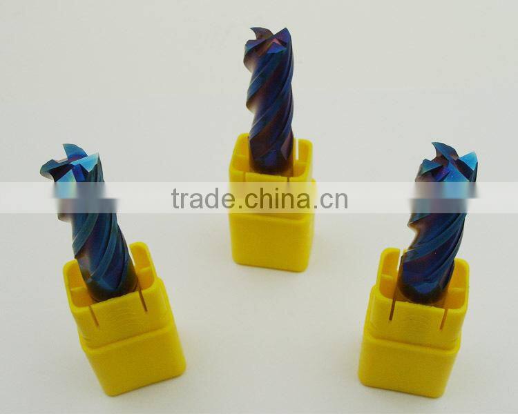 Long life China 65 HRC CNC carbide flat end mill cutter