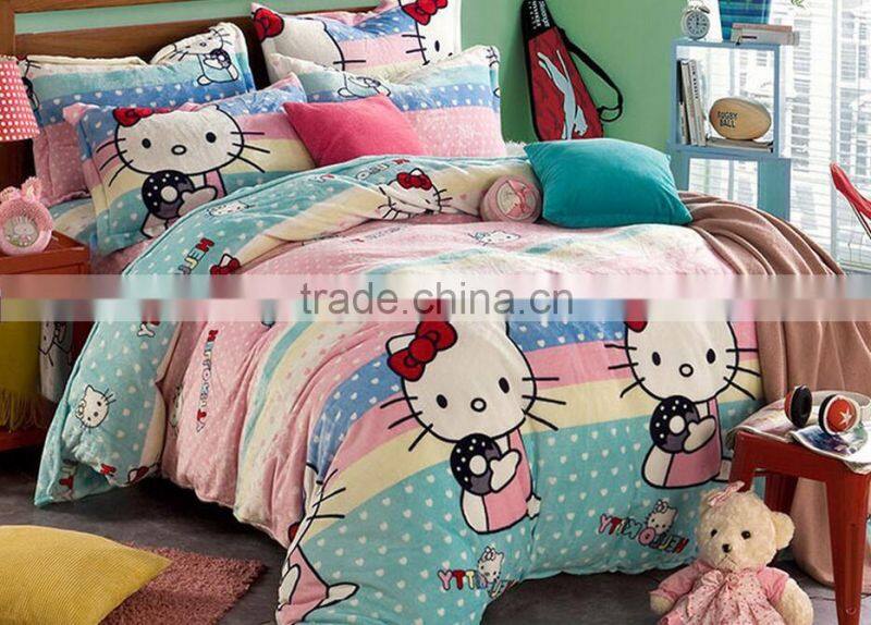hello kitty kids one piece bed set