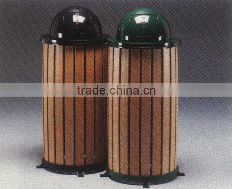 easy installation and non-fade wpc garden dustbin