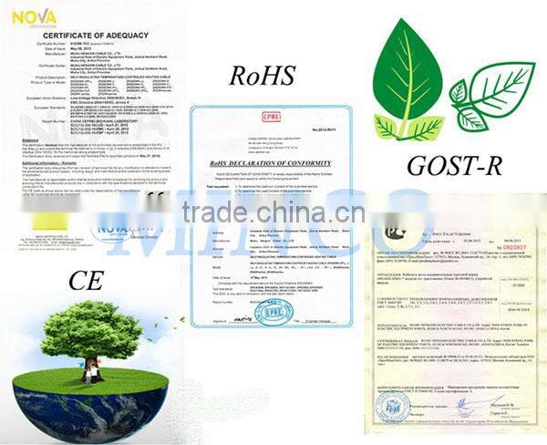 Self regulating heating tape for water pipe