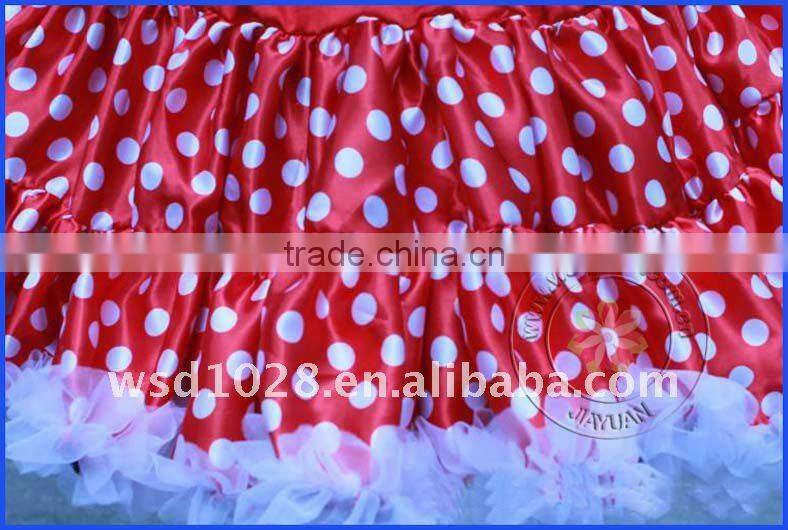 Polka dot pettiskirt