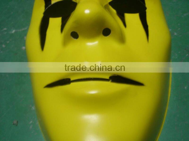Good quality soft white plastic mask of vacuum thermoforming