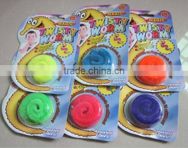2016 Russian text / English package magic worm soft toy