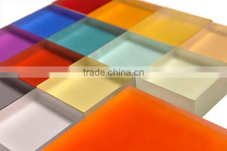 Competitive price decorative various color translucent solid arcylic stone
