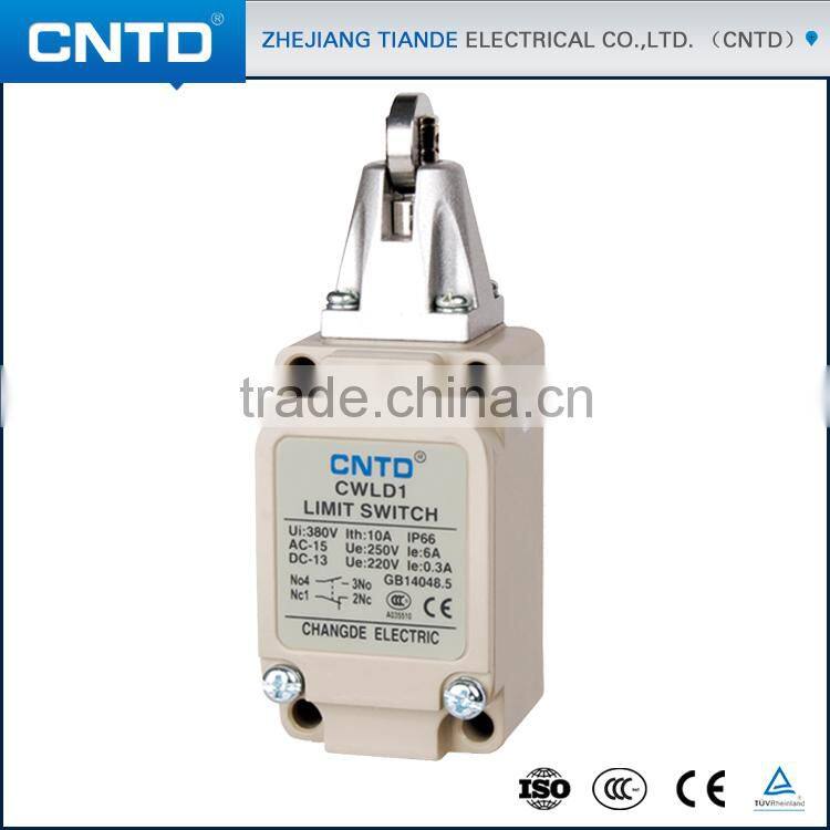 CNTD Quality Quarantee Low Price Cross Roller Plunger Actuator Momentary Limit Switch CWLD1