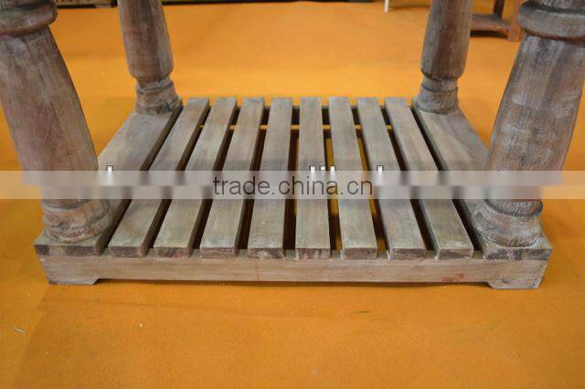 White Chinese wooden antique furniture tea table