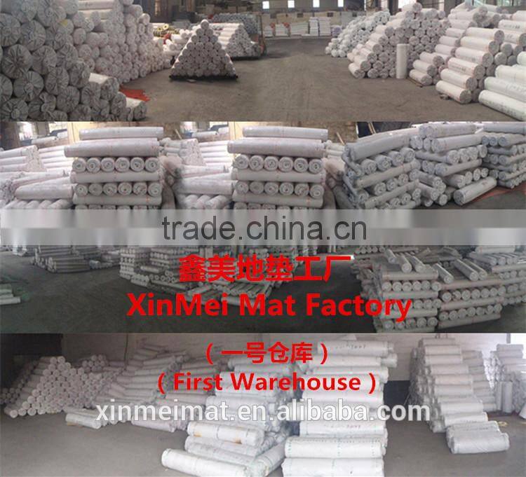 Chinese linyi city factory springy transparent hotel corridor greet guests floor anti slip pvc mat