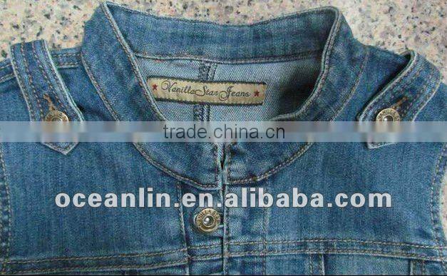 sleeveless cowboy coat for ladies SO